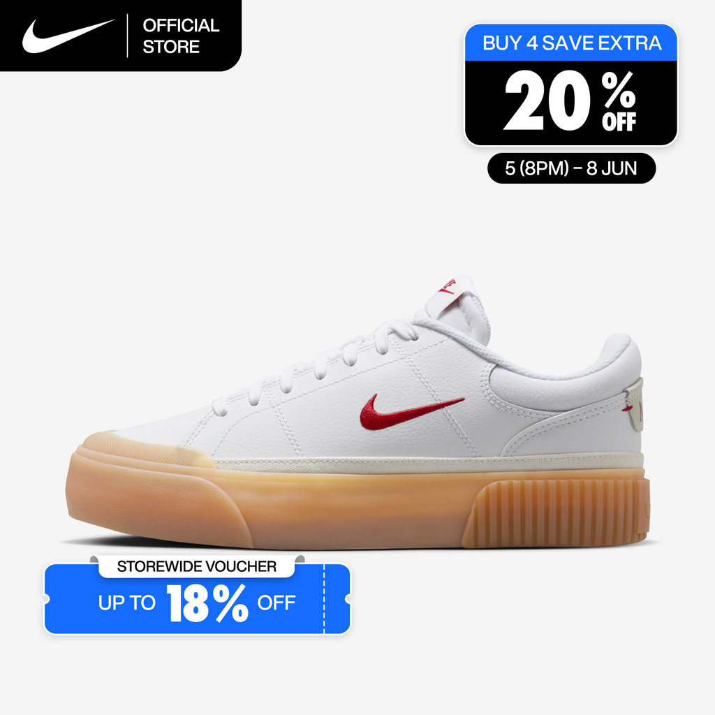 Nike Women's Court Legacy Lift Shoes - White [FV5526-103]