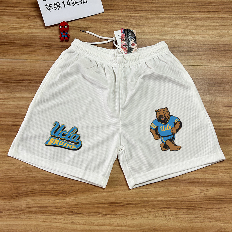 American แต่ยาวถึงเข่าสามจุด Houston Rocket Training Fitness Basketball Sports Shorts
