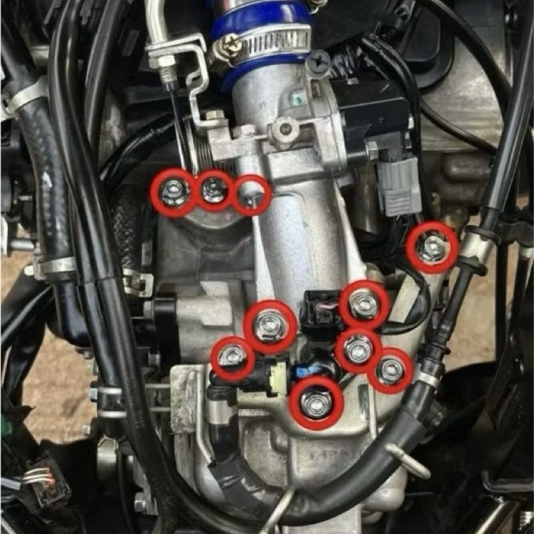ชุดโบลต์ tb vario 125/150 Stainless 2 คีย์ heng thailand (เนื้อหา 10)
