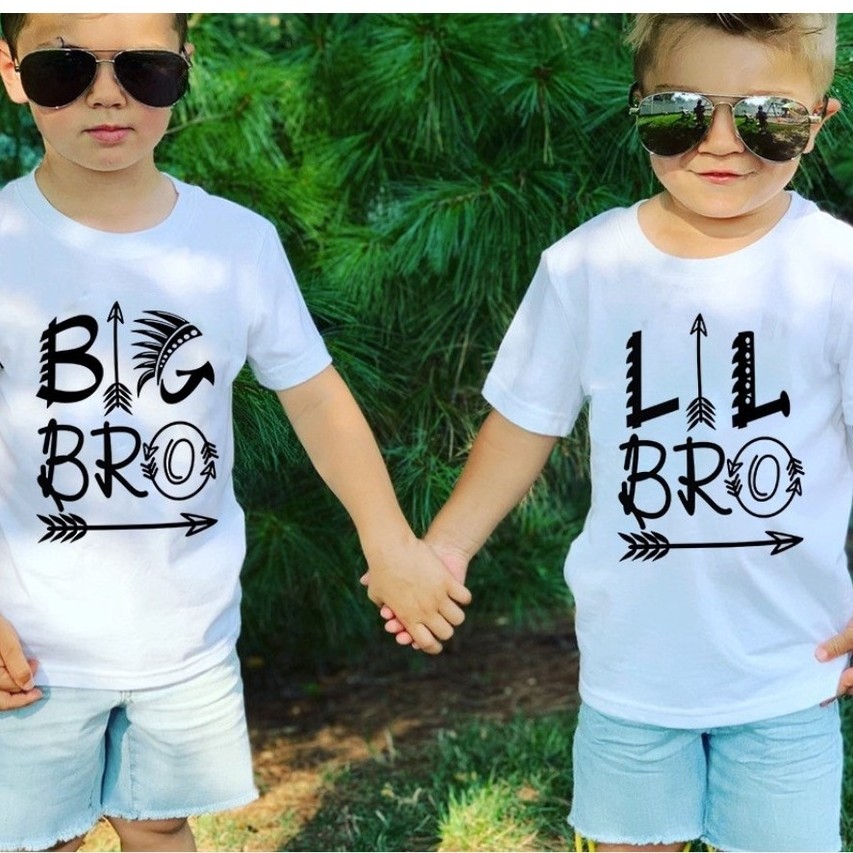 TW2026年Big/Little Brother Sisters 时尚儿童เสื้อยืด休闲เด็ก上衣เกาหลี 5VKO