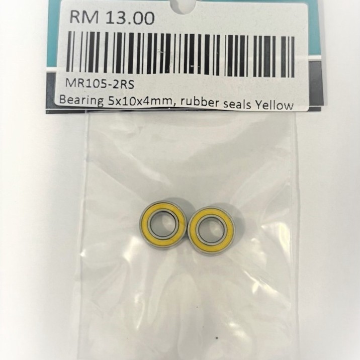 MR105-2RS Bearing ซีลยาง 5x10x4mm/เซรามิค (2 ชิ้น)