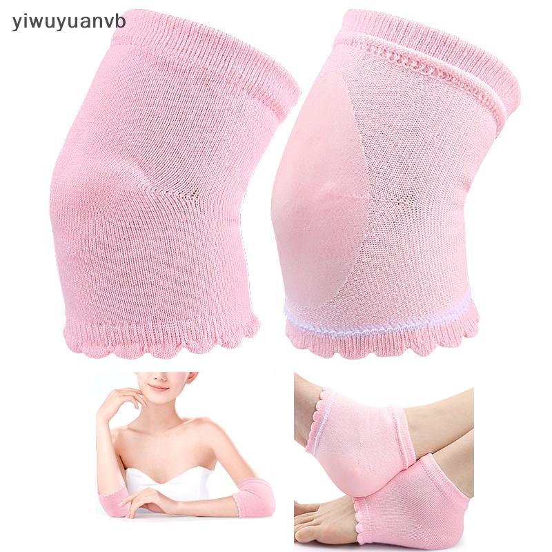 Yiwuyuanvb] 1 คู่ข้อศอก Joint Arm Sleeve Gel Moisturizing Cover Breathable ผิวแห้ง Moisturizing Elastic Elbow Protector สําหรับ SPA Home ใหม่