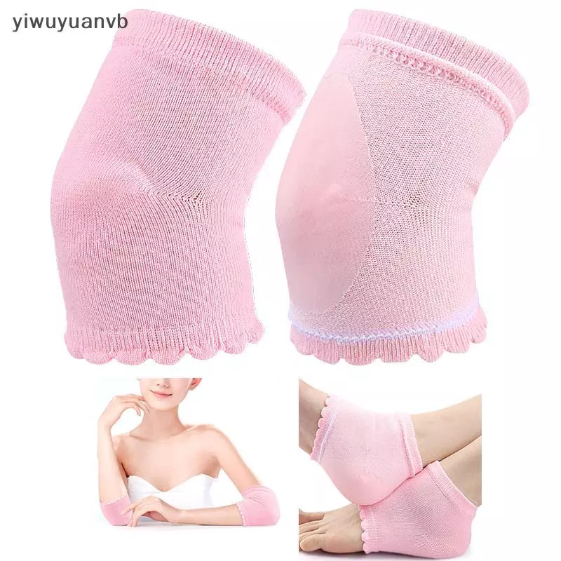 Yiwuyuanvb] 1 คู่ข้อศอก Joint Arm Sleeve Gel Moisturizing Cover Breathable ผิวแห้ง Moisturizing Elastic Elbow Protector สําหรับ SPA Home ใหม่