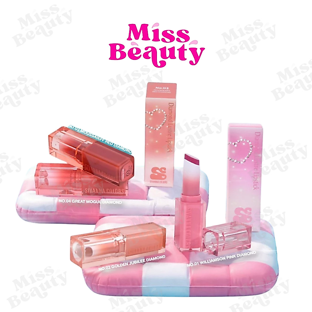 HF576 Sivanna Colors Diamond Luster Lipstick ซีเวนน่า คัลเลอร์ส ไดมอนด์ ลัสเตอร์ ลิปสติก 3.6 กรัม