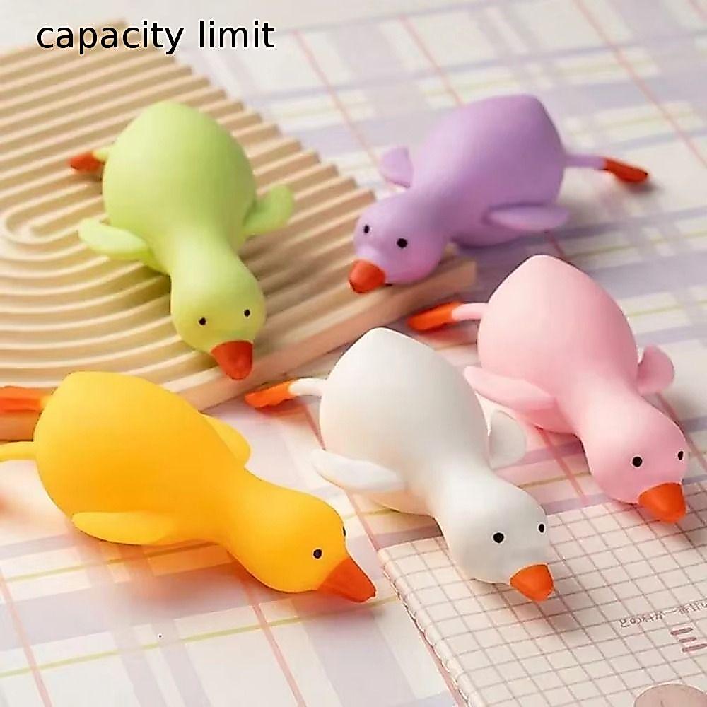 COZY เป็ด Sensory ของเล่น, ฟังก์ชั่นยืด Squishy Texture เป็ด Pinch Le, ของเล่นปลายนิ้วที่มีสีสัน Transformable สนุกออกแบบเป็ด Vent ของเล่นสําหรับผู้ใหญ่