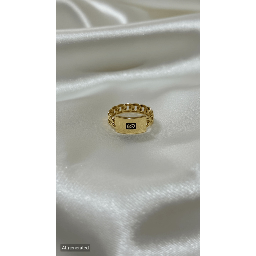 แหวน MGOLD Mona | ทองคำซาอุดีอาระเบีย 18K (สามารถจำนำได้) | ทองคำสีเหลือง
