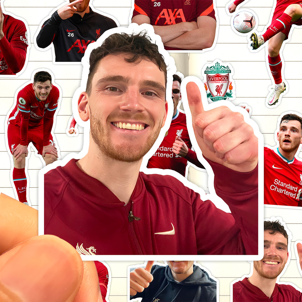Andrew Robertson Sticker HD กันน้ํา Livertson Football Player Andrew Robertson Carrot