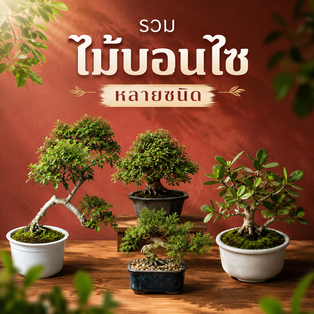ต้นไม้จริง❗ ( ไม้วัตถุดิบบอนไซ ) มีหลายชนิดให้เลือก ในกระถาง3 นิ้ว