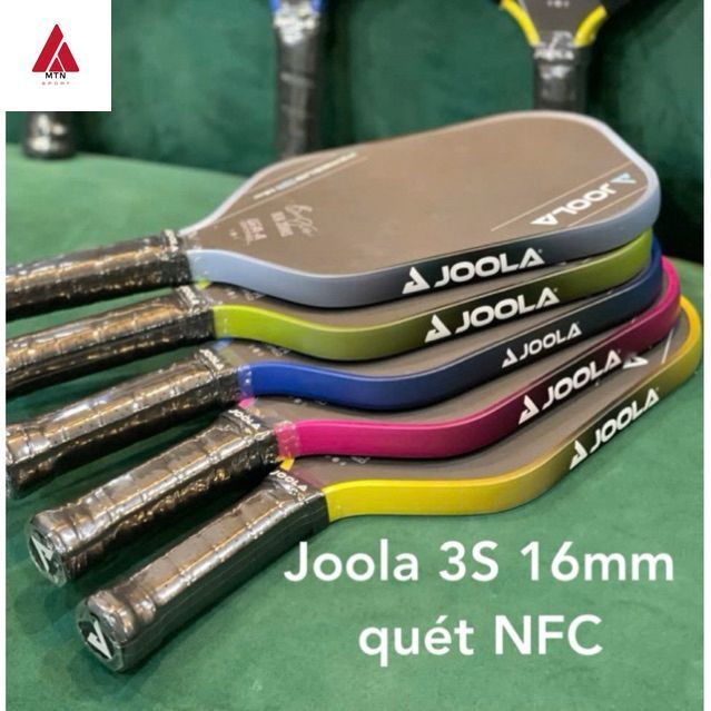ไม้ปิงปอง Joola 16 มม. พร้อม NFC วัสดุ Carbon คุณภาพสูง มาพร้อมลูกบอล MTN SPORT และด้ามจับ