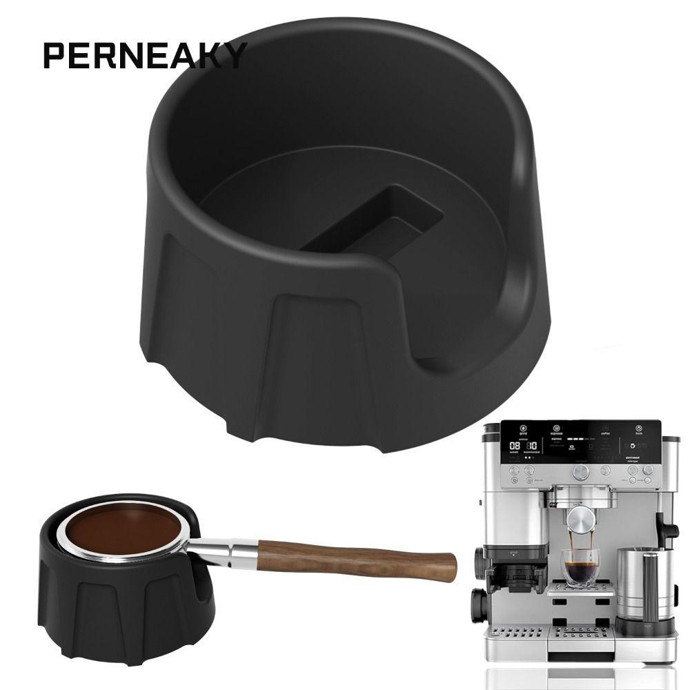 ฐานกดกาแฟ PERNEAKY, ที่วางแทมเปอร์กาแฟทนความร้อนกันลื่น, ที่ปรับปรุงแล้ว Tamping Stability ซิลิโคน Espresso Tamping Station ชงกาแฟ