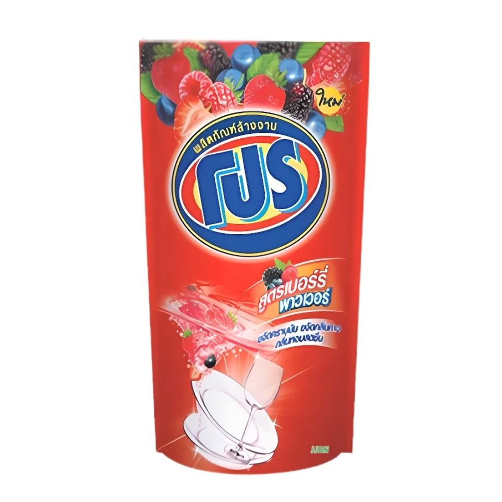 โปร น้ำยาล้างจานสูตรเบอร์รี่พาวเวอร์ Pro Dishwashing Liquid Berry Power 400ml.