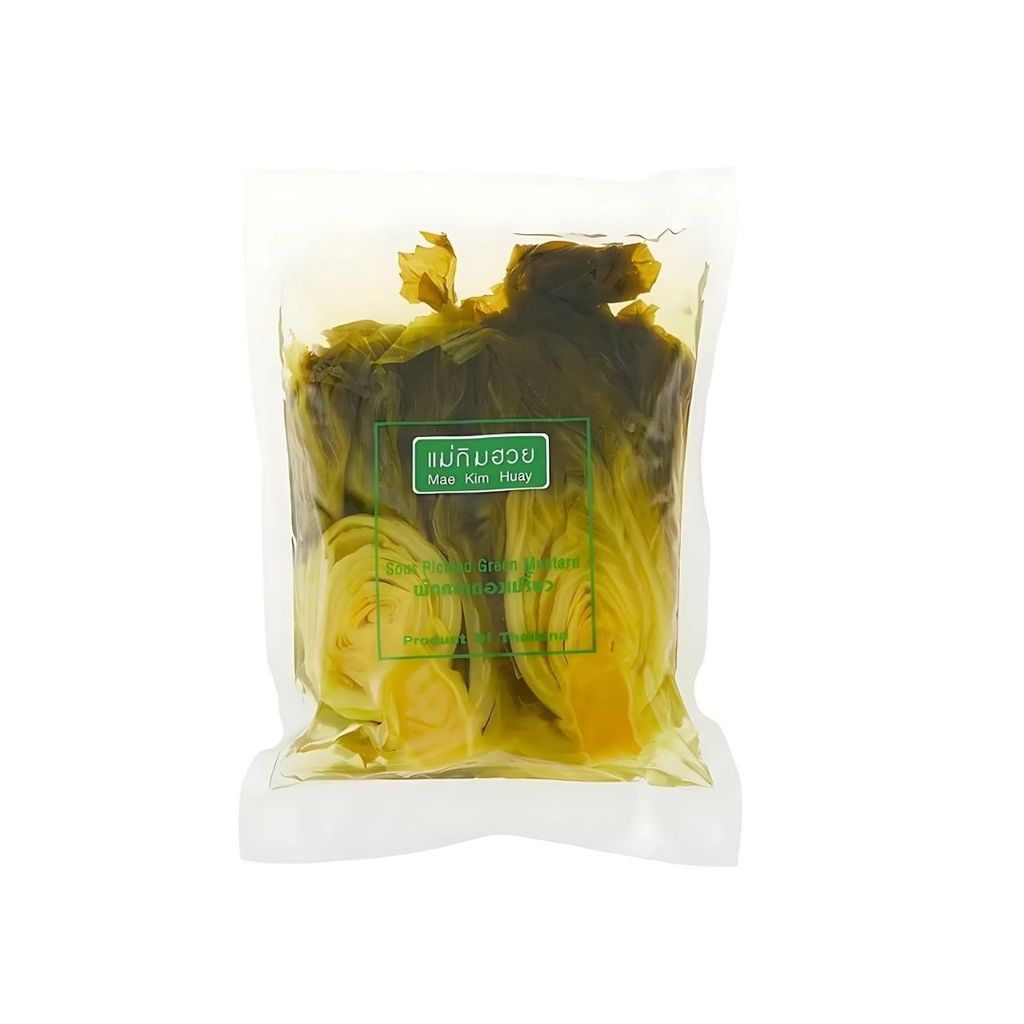 แม่กิมฮวย ผักกาดดองเปรี้ยว Mae Kim Huay Pickled Mustard Greens 500g.