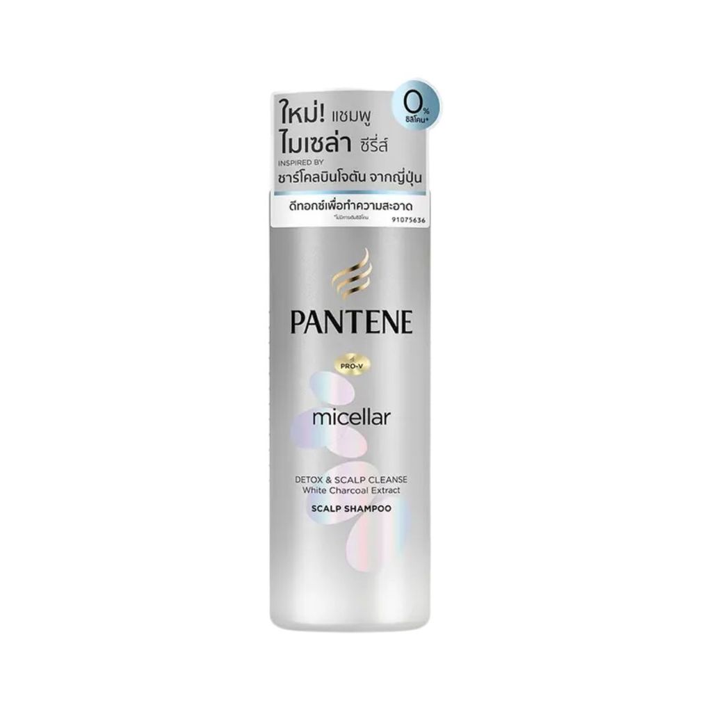 แพนทีน แชมพูไมเซลลาร์ดีท็อกซ์แอนด์สคาล์พคลีนซ์ Pantene Scalp Cleanse Shampoo 530ml.