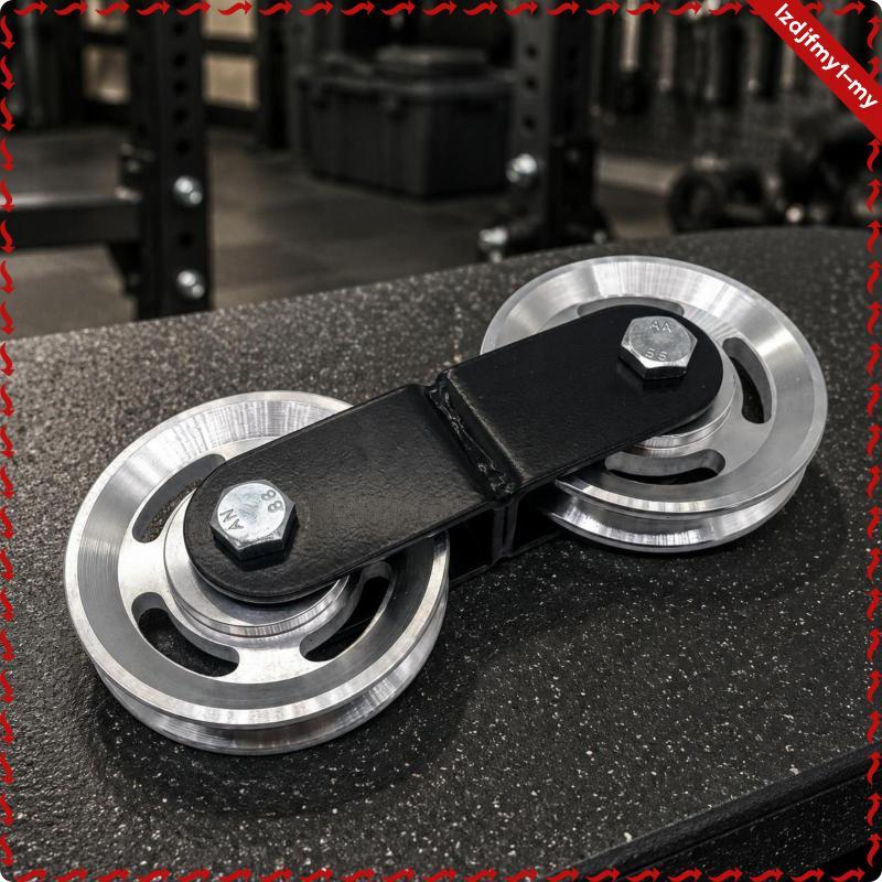 Leipupa Gym Pulley System Double-wheel Bracket Pulley อุปกรณ์ออกกําลังกายอุปกรณ์เสริมสําหรับ Home Gy