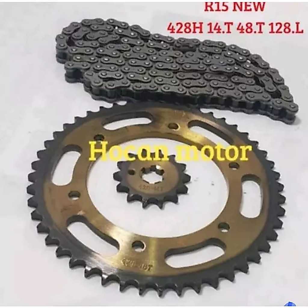 ชุดเกียร์ CHAIN WHEEL R15 NEW R 15 NEW V3 คุณภาพดีที่สุด XJWZ