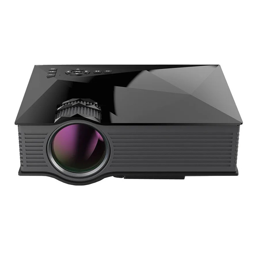 ประสิทธิภาพ UNIC UC46 สูงสุด UC68 โปรเจคเตอร์คุณภาพดี Lcd Led Mini แบบพกพาโปรเจคเตอร์ 800*480 ความละ
