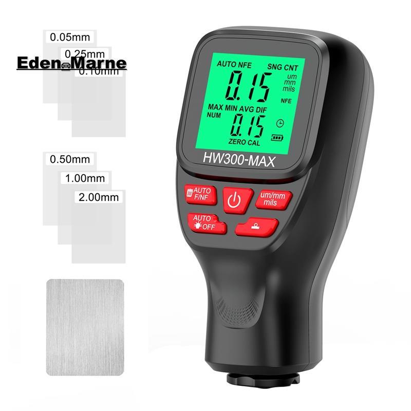 [Eden_Marner]HW300-MAX เครื่องวัดความหนาเคลือบฟิล์มสีเครื่องวัดความหนา Universal Auto Parts