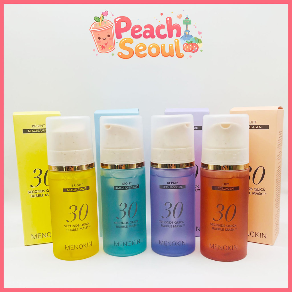 [MENOKIN] 30 Seconds Quick Bubble Mask 95ml_From Korea
