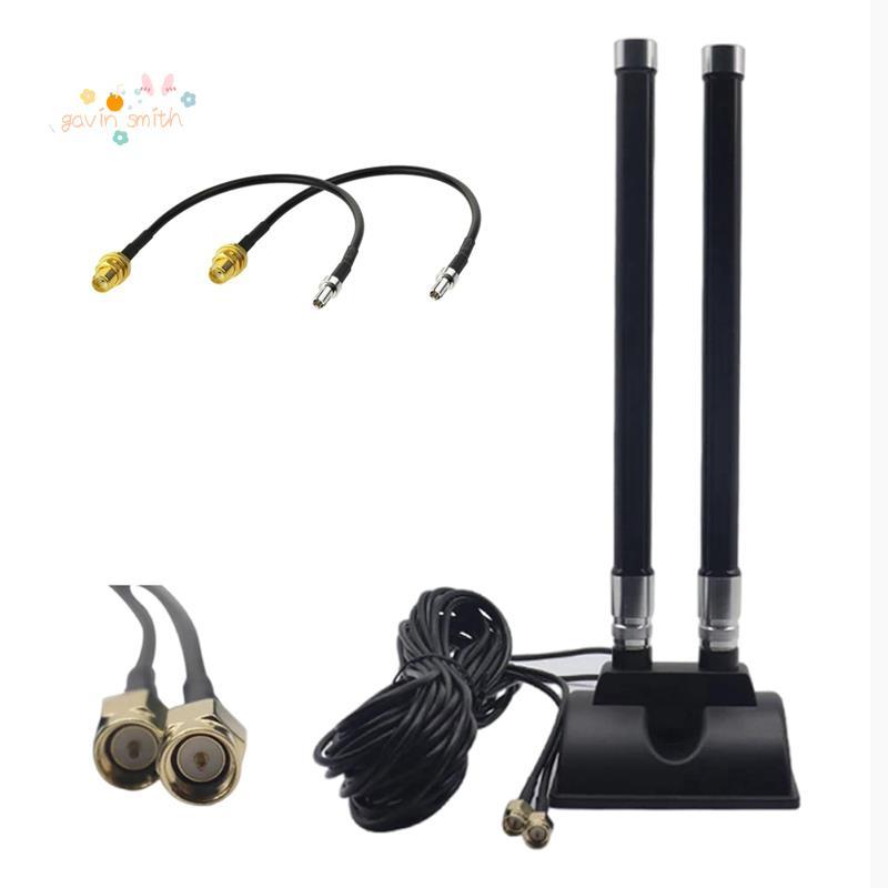 [Promote G]เสาอากาศเราเตอร์ CPE 5G LTE SMA เสาอากาศชายกําไรสูง 46DBi 5G สายต่อภายนอกเสาอากาศฐานแม่เห
