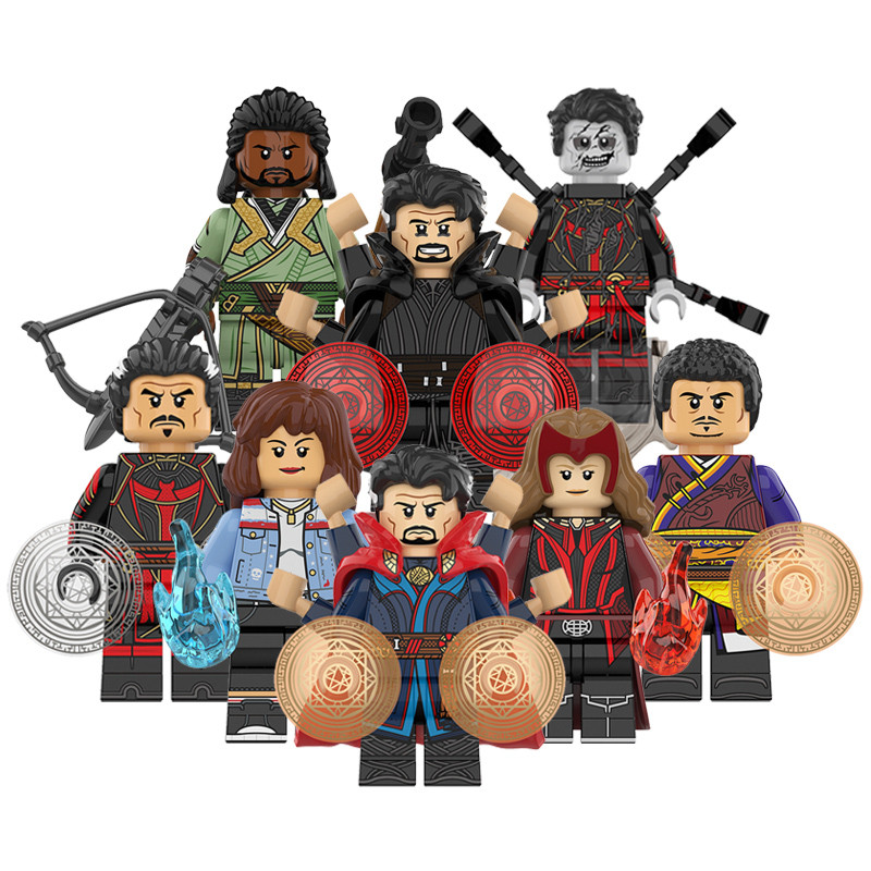 Zombie King Miss America Mordo Witch Super Hero Figures Building Blocks ของเล่นเด็ก