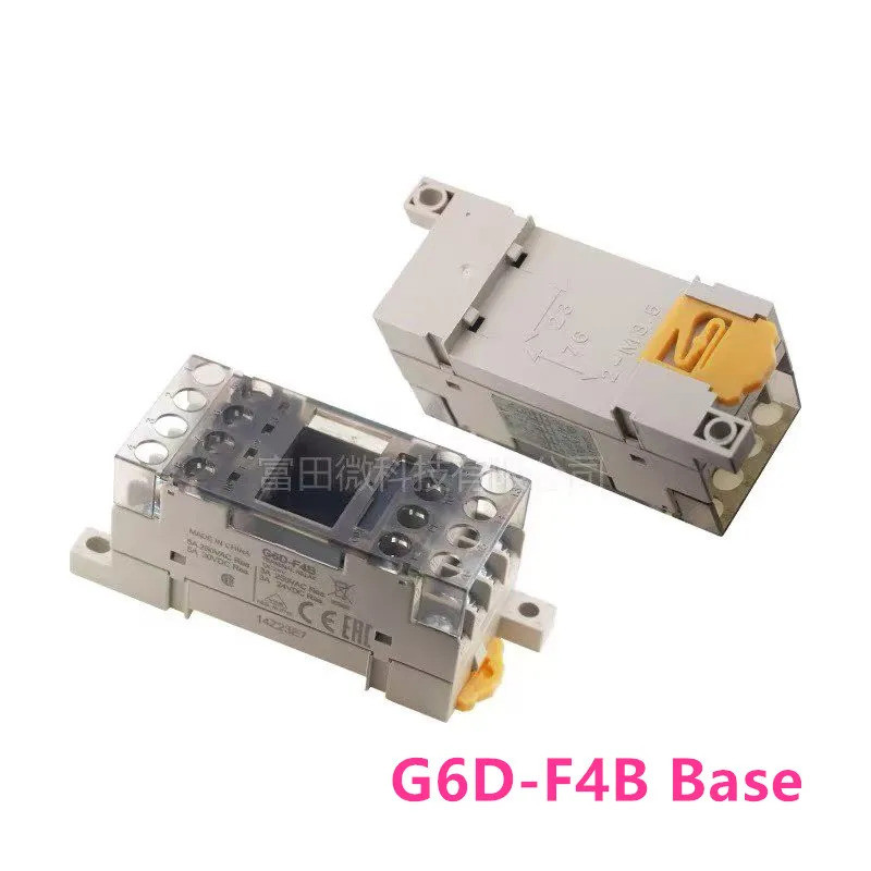 G6D-F4B รีเลย์ฐาน DC24V สี่ช่องเปิดปกติ G6D-1A-ASI โมดูลสําหรับ Electronics และ Automation