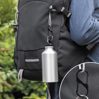 JoyTray ตะขอคาราบิเนอร์ ตัว S | แพ็ค 1 ชิ้น 50mm| DIY Carabiner ตะขอเซฟตี้ ห่วงกุญแจ ห่วงแขวนพร้อมตัวล็อค keychain
