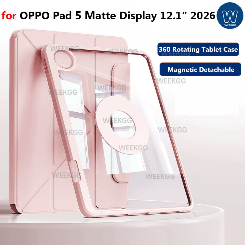 เคสสําหรับ OPPO Pad 5, Pad 6/Air5 2025 12.1 นิ้ว, Pad 5 Pro 13 นิ้ว, Matte Display 12.1 นิ้ว 2026