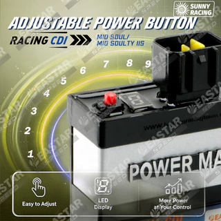 6 PINS MIO Racing CDI for MIO SOUL/NOUVO Z Need Convertion 9 Mode #NOT MIO AMORE/SPORTY