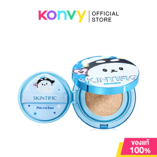 SKINTIFIC Perfect Stay Velvet Matte Cushion [Limited Edition] คุชชั่นโพก้าซัง 11g คุชชั่นเนื้อแมทลิมิเต็ดอิดิชัน
