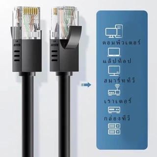 สายแลน CAT6/Cat5 สาย LAN 0.5m~30m UTP Gigabit สายเคเบิลเครือข่ายอีเธอร์เน็ต RJ45 1Gbps สำหรับ แล็ปท็อป เราเตอร
