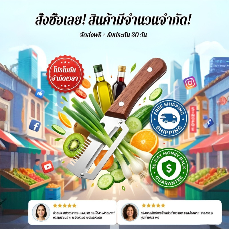 เครื่องซอยต้นหอม สแตนเลส 304 แบบพกพา มีดซอยพริก อุปกรณ์หั่นผักอเนกประสงค์ มีดหั่นซอยฝอย ทำอาหารง่ายขึ้น ช่วยประหยัดเวลา งานประณีต สวยงาม สำหรับแม่บ้านยุคใหม่