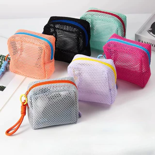 my-shop: กระเป๋าถือแบบใสใส่ของ ชายหาด Bath Tote Bag โดปามีน-สามารถใช้เก็บอุปกรณ์เสริมเครื่องสำอางชิ้นเล็กๆ-GW-0012