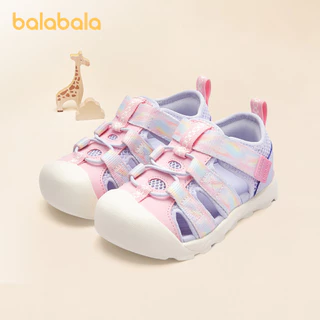 Balabala รองเท้าแตะกีฬาเด็ก ใส่ได้ทั้งเด็กผู้ชายและผู้หญิง แห้งไว กันลื่น น้ำหนักเบา ระบายอากาศ ใส่สบาย เหมาะสำหรับกลางแจ้งและชายหาด รุ่นฮิตขายดี 2026