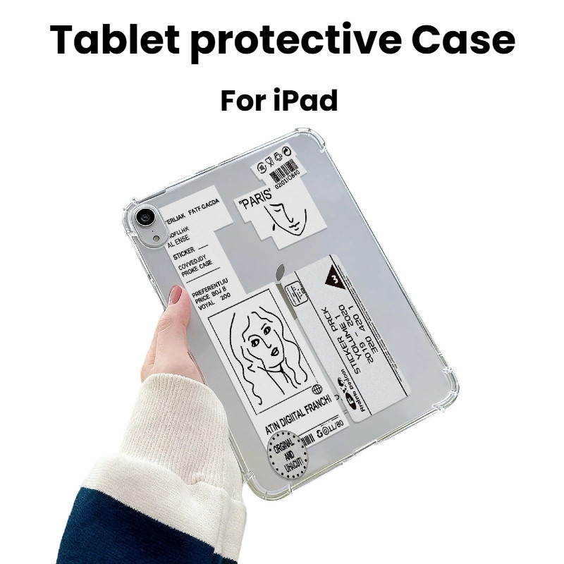 เคส iPad ใส กันกระแทก｜For iPad Mini 1-6, iPad Air 3/4/5, iPad Pro 11"/12.9", iPad 9.7"/10.2" ทุกรุ่น｜ป้องกันรอยขีดข่วน