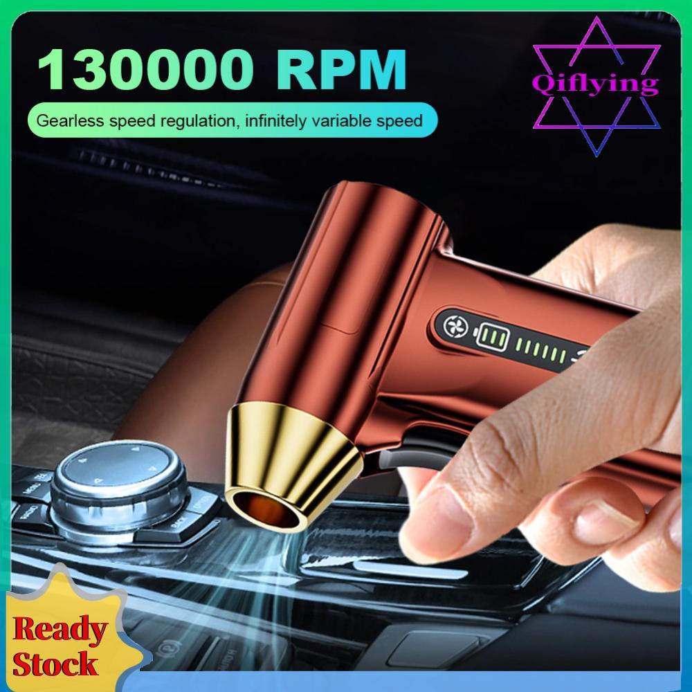 130000RPM Mini Fan 52 M/s มอเตอร์ไร้แปรงรุนแรง Turbo Fan Air Blower สําหรับแป้นพิมพ์คอมพิวเตอร์กลางแ
