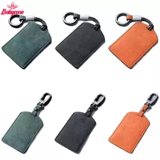 <BYCE-t> รถ NFC ผู้ถือบัตรกํามะหยี่ฝาครอบป้องกันพลิกด้านบน PVC แบบพกพาสําหรับ 2 การ์ดเหมาะสําหรับไดรเวอร์