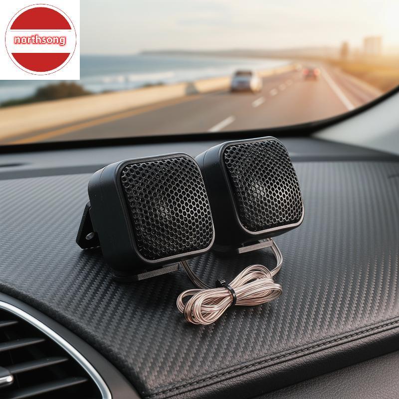 NOR Premium Car Mini Square Tweeter Speakers Universal 2 ชิ้นสําหรับประสบการณ์เสียงที่ได้รับการปรับป