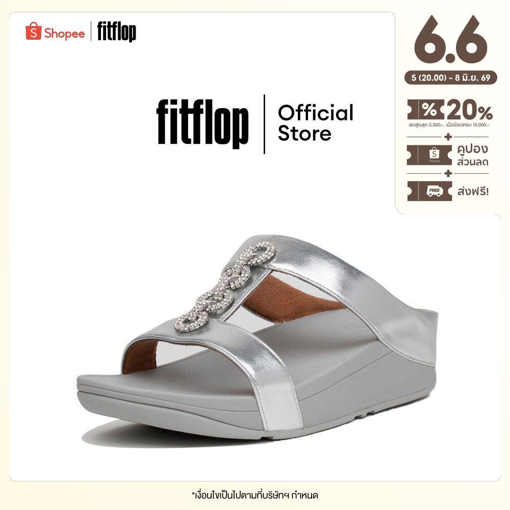 FITFLOP FINO รองเท้าแตะแบบสวมผู้หญิง รุ่น CH1-011 สี Silver