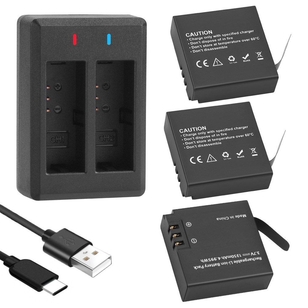 [ที่ต้องการ] เหมาะสําหรับ S6/S6Pro/X3/S3/Maxpro/AKASO Brave7le Sports dv Battery Charger