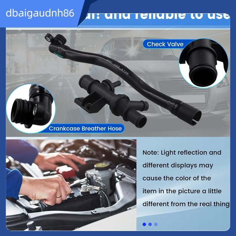 READY STOCK03C103493AM Crankcase Breather Hose+เช็ควาล์ว Golf A3 1.4T 03C103175เอฟ 03ค103175ชม.