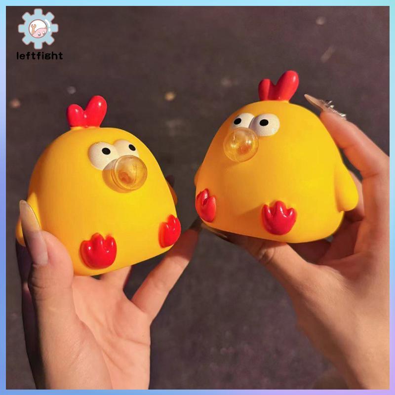ซ้าย 1PC ใหม่น่ารัก Chien บีบและคาย Bubble ของเล่นออทิสติก Sensory ของเล่นความเครียดและความวิตกกังวลบรรเทา Fidget ของเล่น Bubble Chien GHT