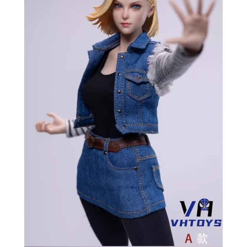 VHTOYS 1/6 : Short Hair Versatile Girl Articulated Eye Head Sculpture - Gilly -  VH001 A  เฉพาะหัวไม