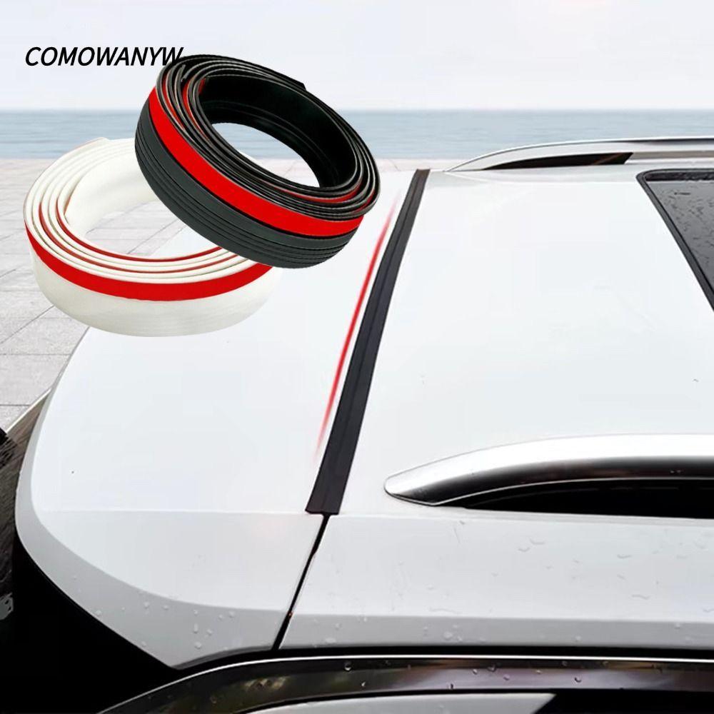 COMWANYW ฝาปิดท้ายรถ, กันน้ํา 1.6M แถบซีล, ยางป้องกันฝุ่น Anti-Scratch Trunk Sealants Strip สําหรับ SUV Hatchback สําหรับ SUV Hatchback