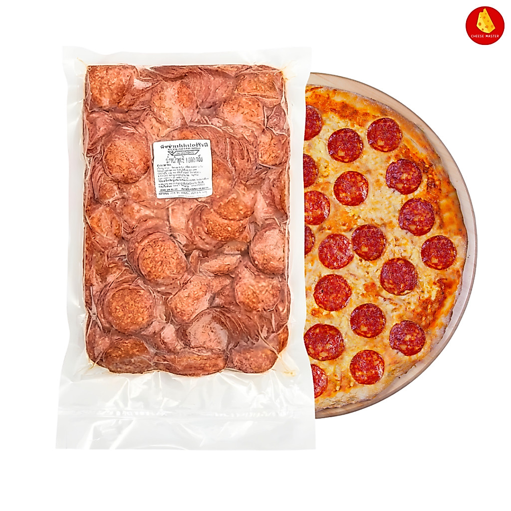 TGM Pizza Pepperoni (4cm Sliced) 1kg พิซซ่า เปปเปอร์โรนี 4CM x 1.8 MM