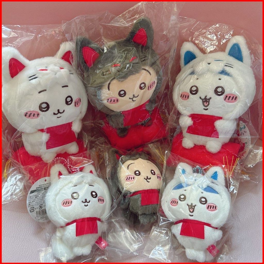 GL Chikawa x ญี่ปุ่น Fushimi-Inari Taisha ตุ๊กตาตุ๊กตาของขวัญสําหรับสาว Hachiware Usagi ตุ๊กตาของเล่