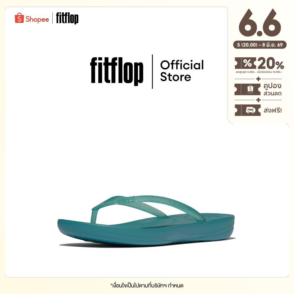 FITFLOP IQUSHION GLITTER ERGONOMIC รองเท้าแตะผู้หญิง รุ่น IE9-053 สี BLUE