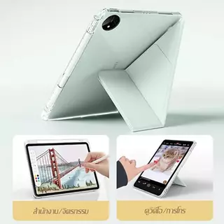 เคสฝาพับ แกนY วัสดุอะคริลิคใส สำหรับ Honor Pad 10 12.1 Honor Pad 9 12.1 Honor Pad X8a X7 X9 X8 pro 11.5 พร้อมที่ใส่ปากกา