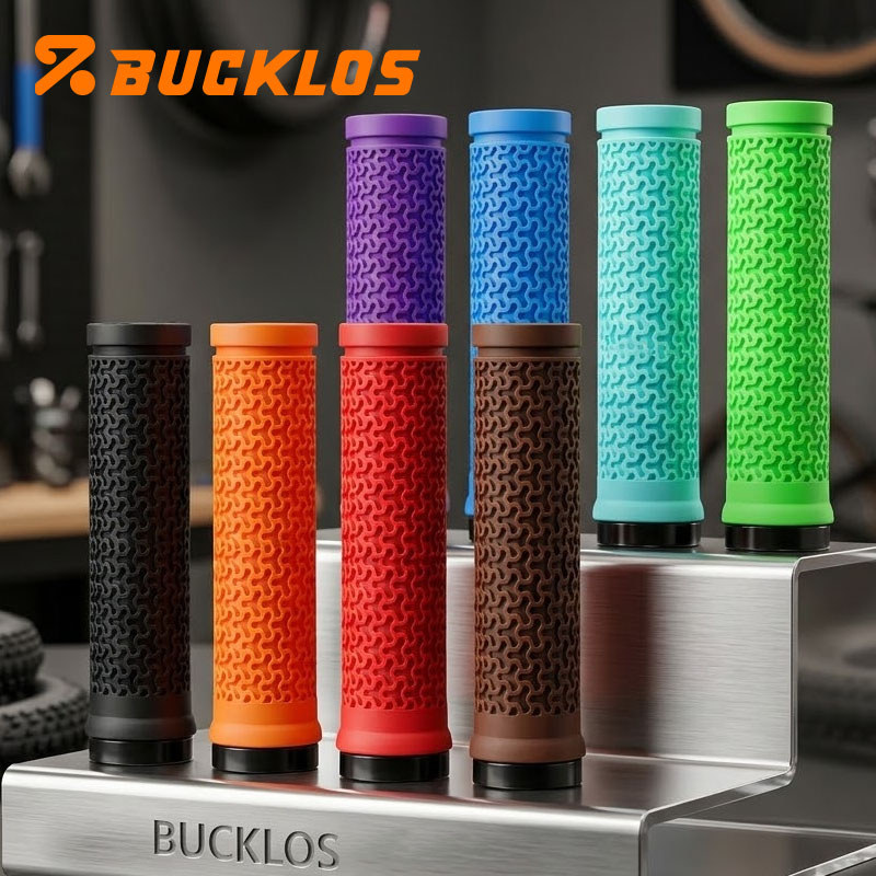 BUCKLOS ปลอกแฮนด์จักรยานเสือภูเขา ยาง แบบนิ่ม ปลอกแฮนจักรยาน กันลื่น ปลอกแฮนด์ สําหรับรถจักรยาน MTB MBX