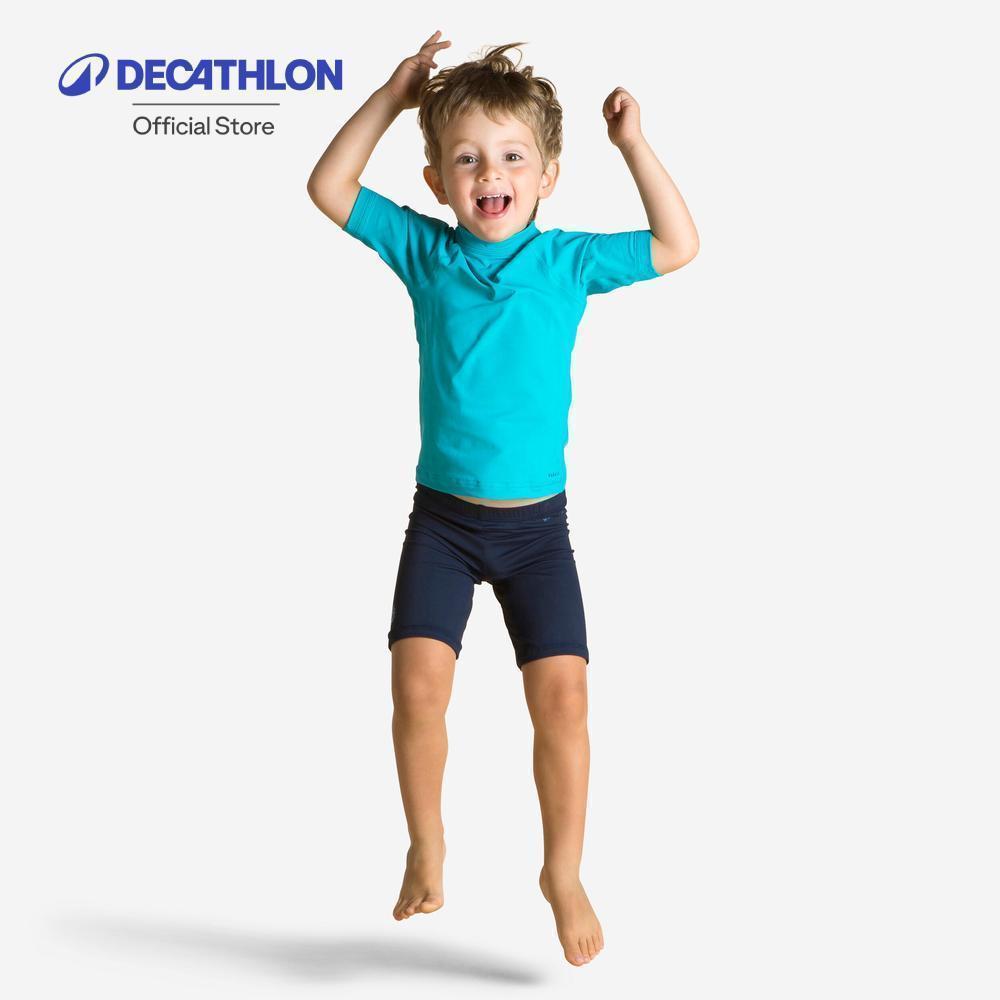 Decathlon Baby/Kids’ UV Protection Swimsuit Bottom ชุดว่ายน้ำป้องกันรังสียูวีสำหรับเด็กเล็ก/เด็ก - Blue