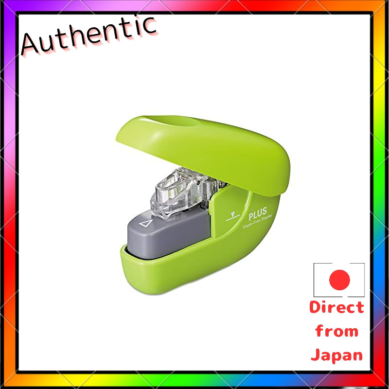 Plus Needle-free Stapler Paper Clinch Green SL-106NB 31-123